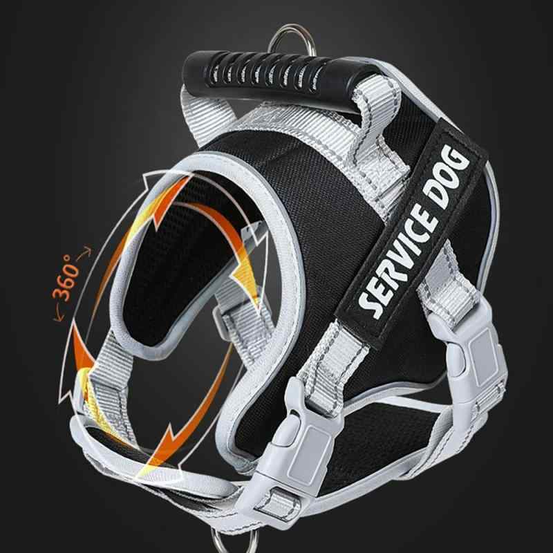 犬用ハーネス 犬用リード 中型犬 大型犬 牽引ロープ 反射材 通気性 ドッグチェーン 犬用胴輪 XS S M L XL XXL ブラック ピンク ブルー レッド グリーン パープル