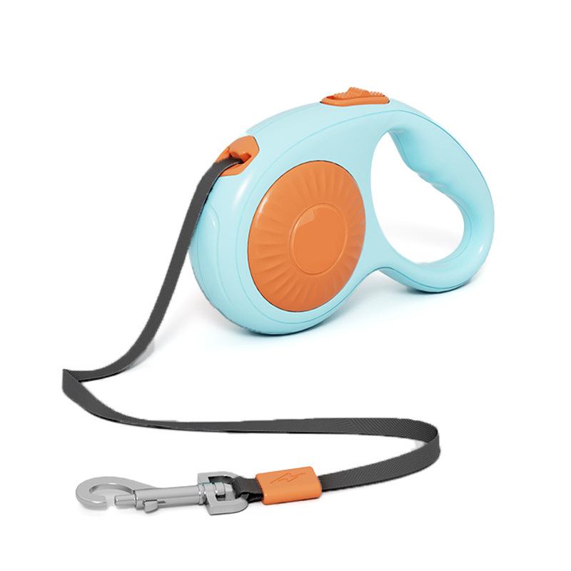 犬用リード 伸縮リード 3M 猫用リード 散歩ひも 小型犬 中型犬 ABS製 グリーン イエロー パープル ブラック グレー