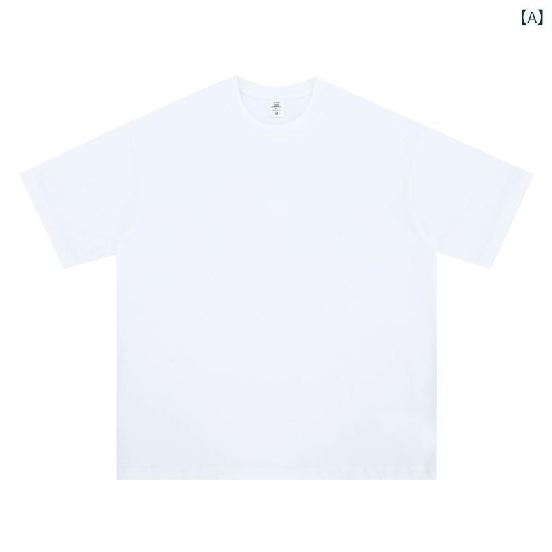 Other - Tシャツ メンズ 男性用 無地 半袖 ドロップショルダー オーバーサイズ ストリート カジュアル 綿 カットソー トップス 白 緑 カーキ グレー 赤 黒