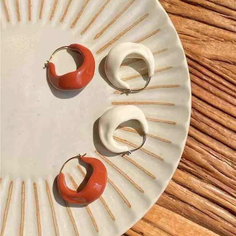 イヤリング レディース 不規則 幾何学模様 シルバー ゴールド 電気メッキ加工 接触冷感 接触冷感 通勤 結婚式 パーティー