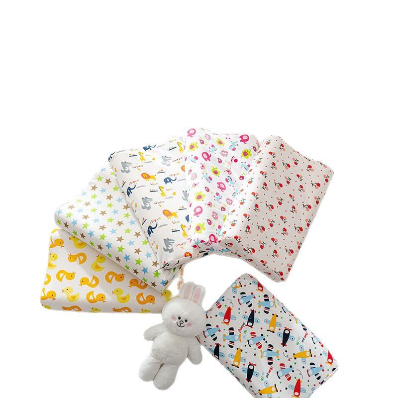 枕 子供用 枕カバー付き ラテックス枕 綿 洗える 快眠枕 44×27cm かわいい 花柄 アニマル柄3
