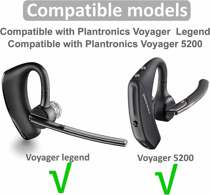 A-Pcas イヤーチップ イヤーピース Plantroncis Voyager 5200適用 Voyager Legend 適用 Voyager Pro 適用 イヤホンキット イヤーパッド S/M/L Gray 3サイズ3セット P3G - 2