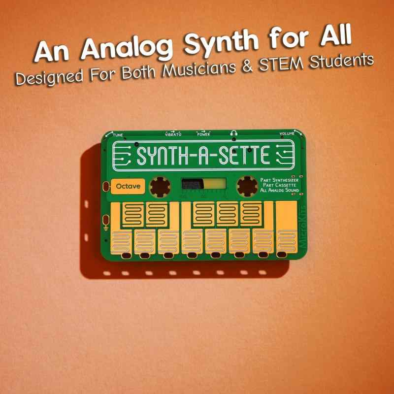 MicroKits Synth-a-Sette｜シンサセット｜ポケットサイズ｜アナログシンセサイザー｜音楽ガジェット｜バナナで演奏できる電子楽器キット yksakai-10510680 YKsakai サンプル画像3