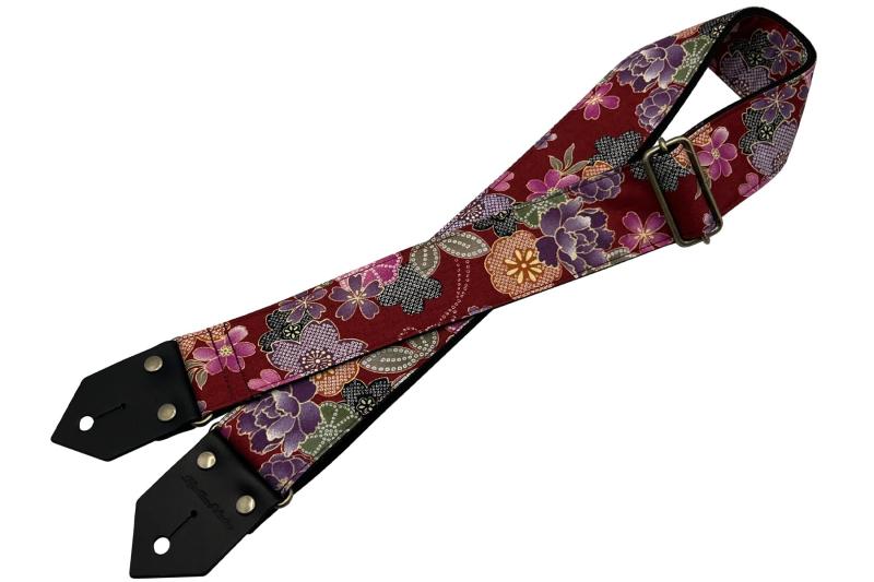  スパイスノート ギターストラップ WAGARA Series 国産和柄生地 日本製 全長860mm～1470mm