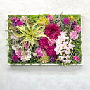 壁掛け アーティフィシャルフラワー 長方形 インテリア 造花 アレンジ 豪華 お洒落 自然素材 飾り 壁飾り 花 鑑賞 ナチュラル アレンジメント リビング 玄...