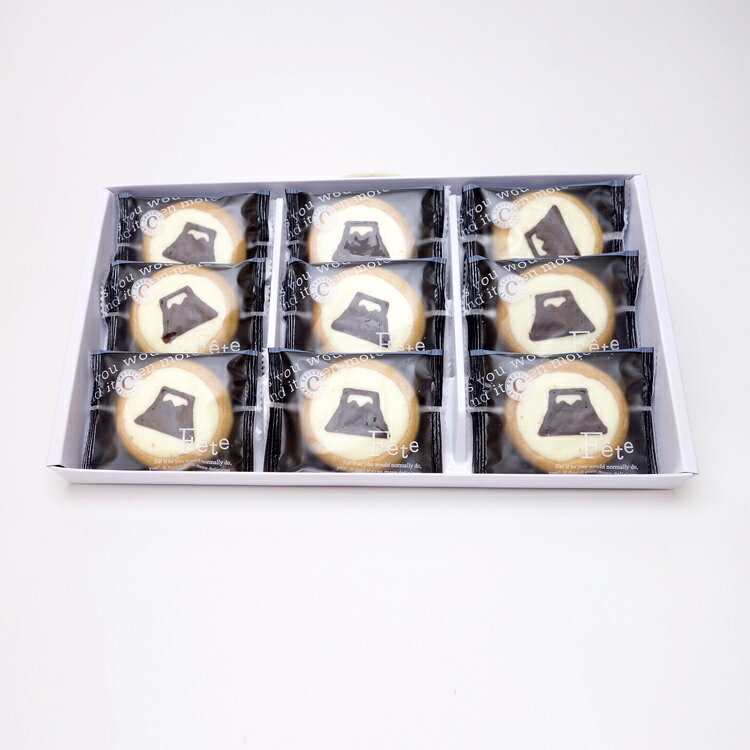 富士山 お土産 送料無料 富士山タルトクッキー 9個入×24箱 山梨 おみやげ 焼き菓子 クッキー チョコレート 景品 プレゼント 手みやげ まとめ買い ケース販売 3