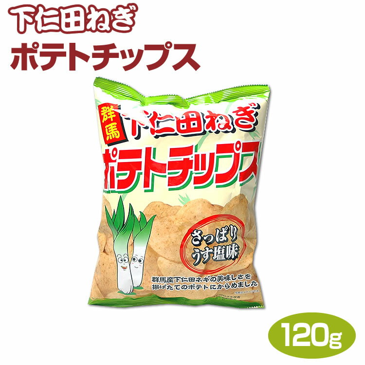 送料無料 下仁田ねぎポテトチップス120g×12袋 おみやげ 下仁田ネギ 葱 ご当地 限定 ポテトチップス