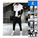 メンズセットアップ セットアップ メンズ スエット 上下セット スポーツウェア 運動着 2点セット ルームウェア 長袖 ジャージ上下 スポーツ