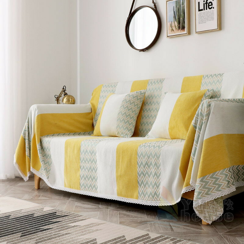 ソファカバー 長方形 ソファーカバー 送料無料 4人掛け対応 マルチカバー sofa cover ソファカバー 可愛い おしゃれ テーブルクロス ソファーカバー 汚れ防止 四季兼用 [2]