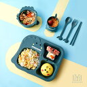 【即納】子ども用食器 6点セット 恐竜 羊 可愛い ランチプレート 仕切り付きプレート ベビー食器 キッズプレート ディッシュ お皿 コップ 箸 碗 スプーン フォーク 割れない 送料無料