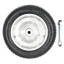 新ノーパンクタイヤ スチールホイール一輪車用タイヤパンク知らずで長持ち!【頑張って送料無料!】