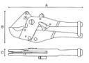 KEIBA(マルト長谷川)ハンディ塩ビ管カッター ラチェット式 切断42mmまでHPC-42和風総本家で紹介 【沖縄・離島でも頑張って送料無料!】【ネコポス】