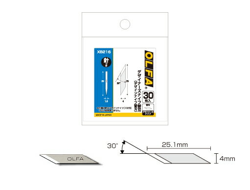 【XB216】OLFA デザイナーズナイフ替