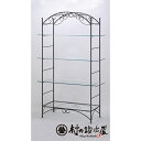 杉山製作所 KEBIN アイアンワークノーブルラックR-2000日本製メーカー直送のため代引不可クラシカルなモチーフを取り入れたガラス棚