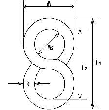 【ネコポス配送】MM　ステンレス（SUS304)　豆Sカン3mm　SJ-30　
