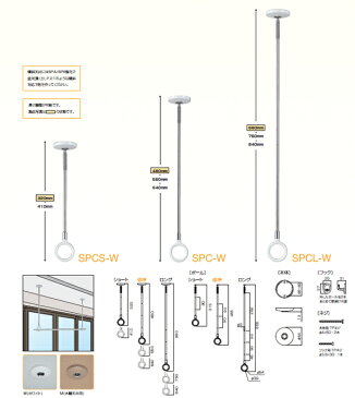 グッドデザイン受賞！室内用物干しシリーズ ホスクリーン　スポット型薄型スタイリッシュ　SPC型ショートタイプ（320・410mm）　SPCS　1本【頑張って送料無料！】