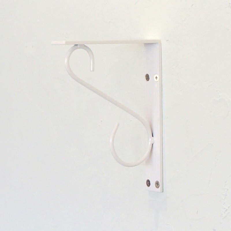 【頑張って送料無料！】杉山製作所 FIT アイアンワークヨークミニブラケットC　2個セットスノーホワイト　YOR-1488-SW白いおしゃれ棚受け！奥行150×幅32×高さ200mm日本製メーカー直送のため代引不可