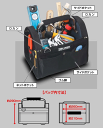 ハンドルが左右に倒せるので工具の出し入れがとってもスムーズ!! ツールキャリー TC-330