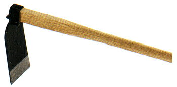 手打全鋼　バチ型唐鍬細巾（タケノコ鍬）　15045　送料無料