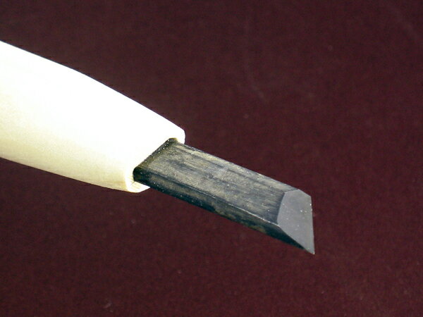 梅心子圀光　彫刻刀　左印刀3〜6mm【受注生産品】ご注文後職人へ確認し、発送予定のご連絡をいたします..