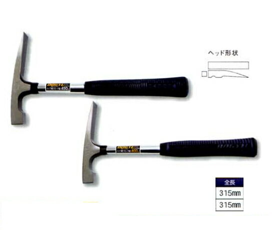DOGYU（土牛） パイプ柄ブロック鎚 400g（金鎚 ハンマー）20×20×315mm00432