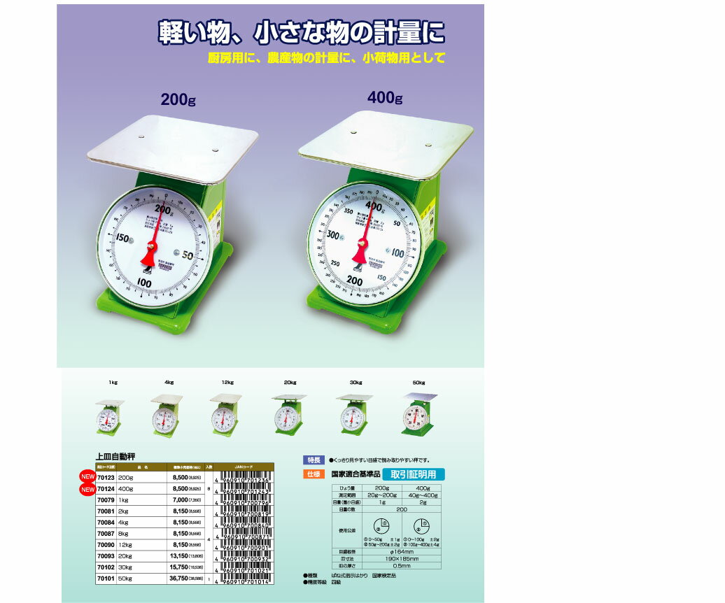 シンワ 上皿自動はかり　取引証明用　12kg　70090【頑張って送料無料！】