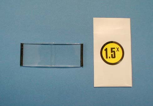 シンワ　双眼ヘッドルーペW-2用交換レンズ　1.5倍　75650