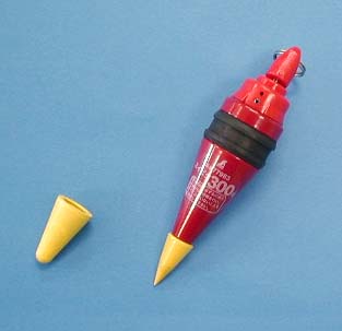 シンワ　下げ振り錘　スイピタ静止機構付　300g　77983