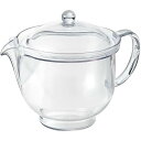 TW-3754 曙産業 クリアティーポット クリップメッシュ割れにくい、花茶にもおすすめ、少し大きめLサイズ