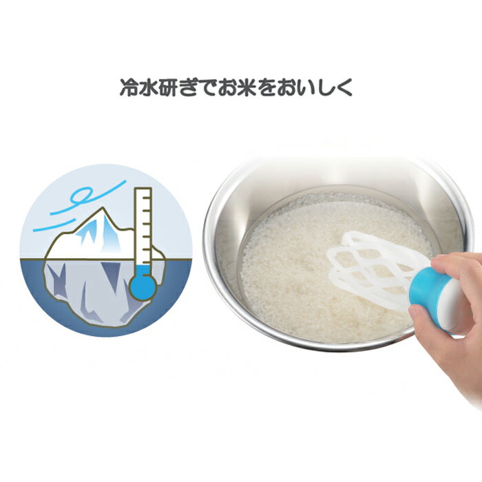 産経新聞で紹介されました！手を濡らさずきちんと研げる！【安心の日本製】米トギーナ（米とぎ棒）KT-1457