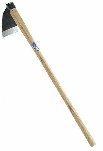 【頑張って送料無料！】手打鋼付　唐鍬1.3kg　350匁　柄900mm　15006