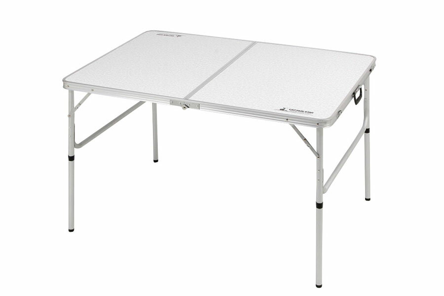 キャプテンスタッグラフォーレ アルミツーウェイテーブル(アジャスター付)(LL)120×80cm UC-509アルミで軽い!重量6kg
