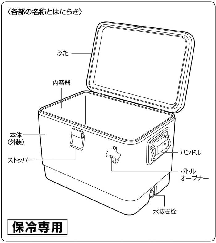 【頑張って送料無料！】CAPTAIN STAG スチールフォームクーラー 51リットル クーラーボックス ［UE-0080］【キャプテンスタッグ】大型クーラーボックスで大人数の飲み物を一気に保冷！釣りやキャンプ、野外フェスなど、様々なアウトドアシーンに！