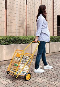 キャプテンスタッグ楽々カゴキャリーイエロー UL-1003耐荷重15kg通販格安セール情報 楽天 通販