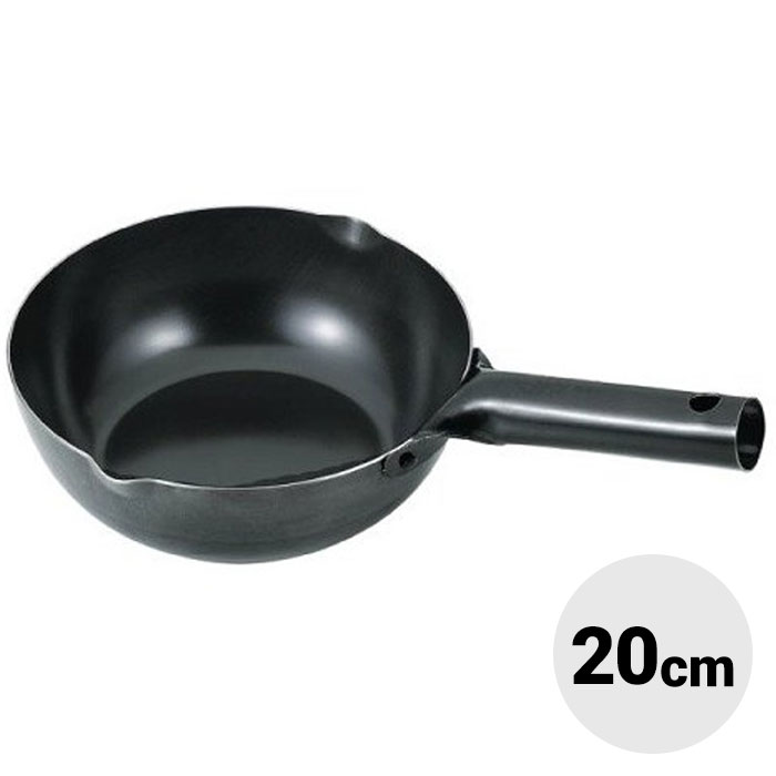 カンダ　IH北京鍋 20cm［001230］Φ215mm×深さ70mm×底厚t=1.6m【頑張って送料無料！】