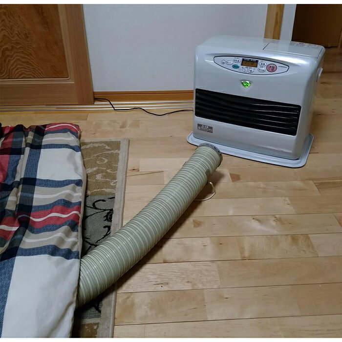 村の鍛冶屋のコタツホース！ バクマ 温風ヒーター 省エネダクト 80cmSD-890【頑張って送料無料】｜アングル2
