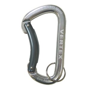 【VEX-101】バーテックス カラビナ10mm銀&青 【ネコポス配送】【沖縄・離島でも頑張って送料無料！】