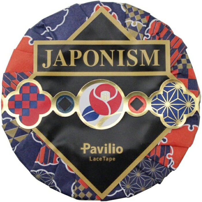 JAP-01-CAPavilio(パビリオ) レーステープ JAP Camellia 15mmx10m手帳にマスキングテープ【ネコポス配送】
