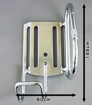 鳶壱（tobiichi） 工具ホルダー（B-17KR-3D）ダブルホルダーカラビナ右 ミニカッター・ラチェットレンチなど
