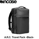 Incase A.R.C. Travel Pack -Black- トラベル バックパック リュック 通勤 通学 ブラック inco100682-blk