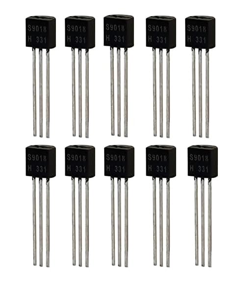 【10個入】SS9018 NPN トランジスタ 高周波用 小信号 増幅・スイッチング用 TO-92 電子工作・オーディ..