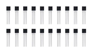 【20個入】2N3906 PNPトランジスタ 小信号用 汎用タイプ TO-92パッケージ 電子工作・スイッチング・増幅回路に最適