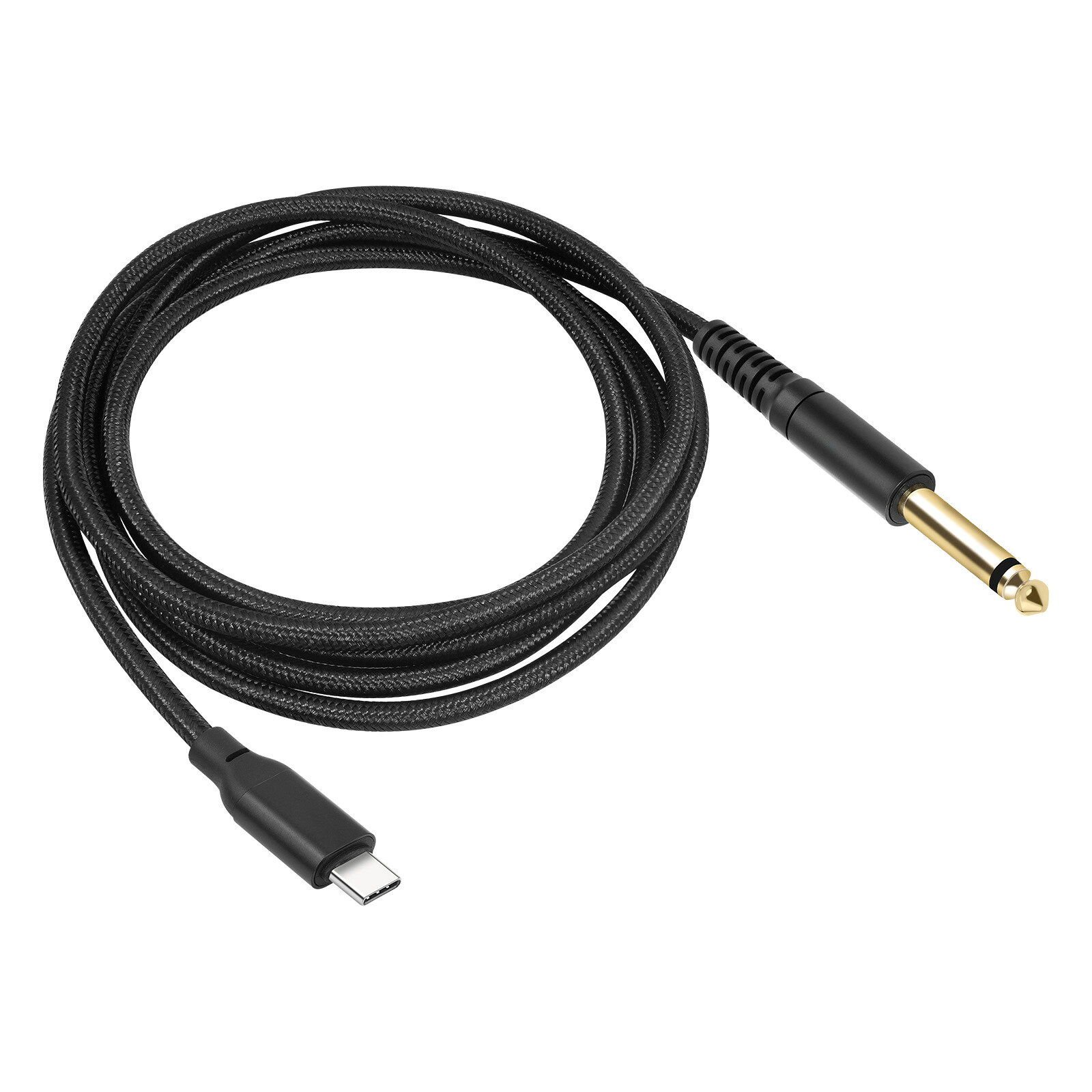 【送料無料】 【1本】【2mケーブル】USB Type-C to TSプラグ変換ケーブル 6.35mm 1...