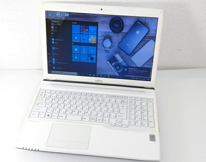 ノートパソコン windows11選択可 中古 i7 office付き 2019 Cランク Core i7-4712MQ 富士通 新品SSD512GB メモリ8GB AH53/S FMVA53SW ブルーレイ 白 ホワイト