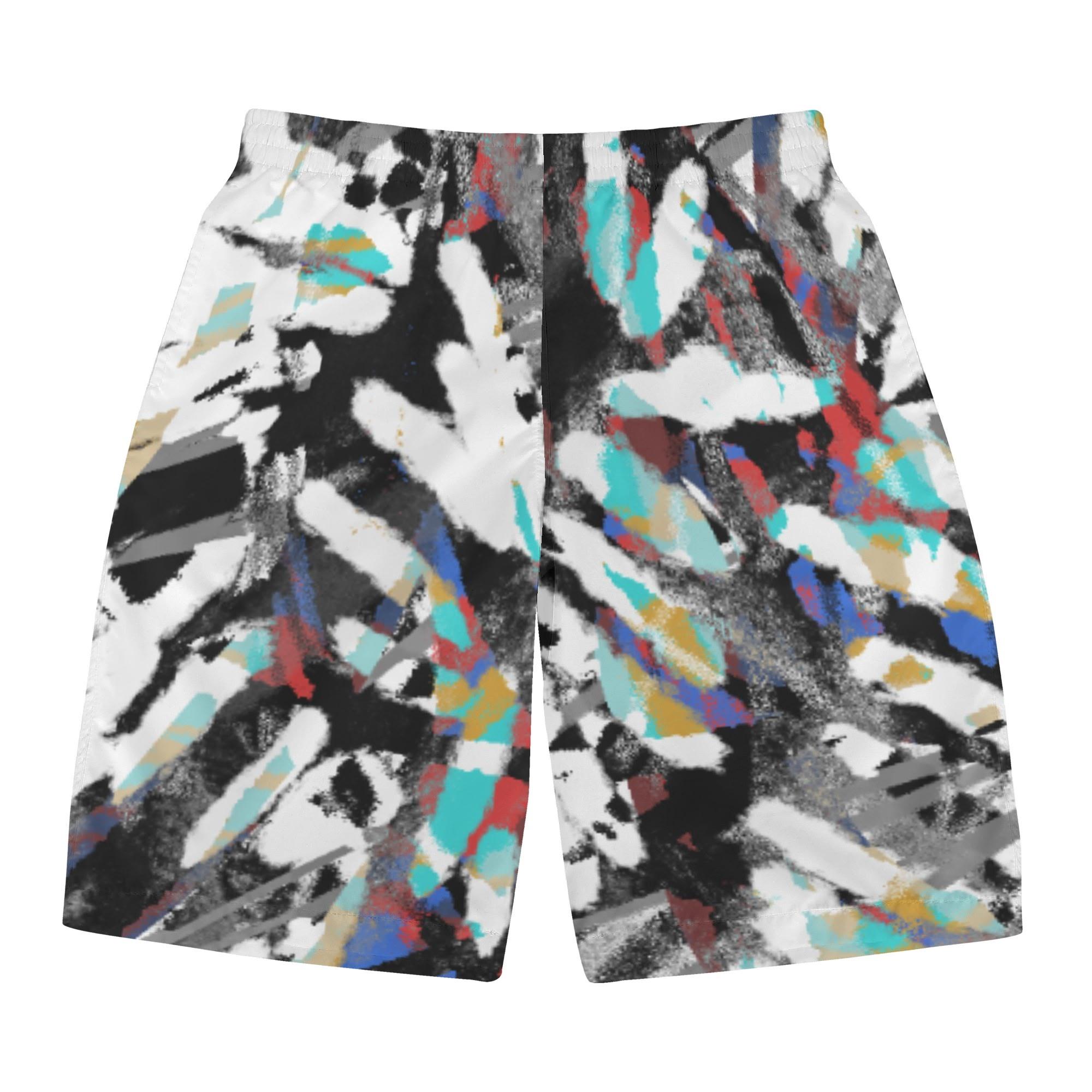 725#11(メンズサーフパンツ) メンズサーフパンツ メンズ アート カラフル 抽象 ユニーク 個性的 スタイリッシュ お洒落 ミマキボクカ _ID018