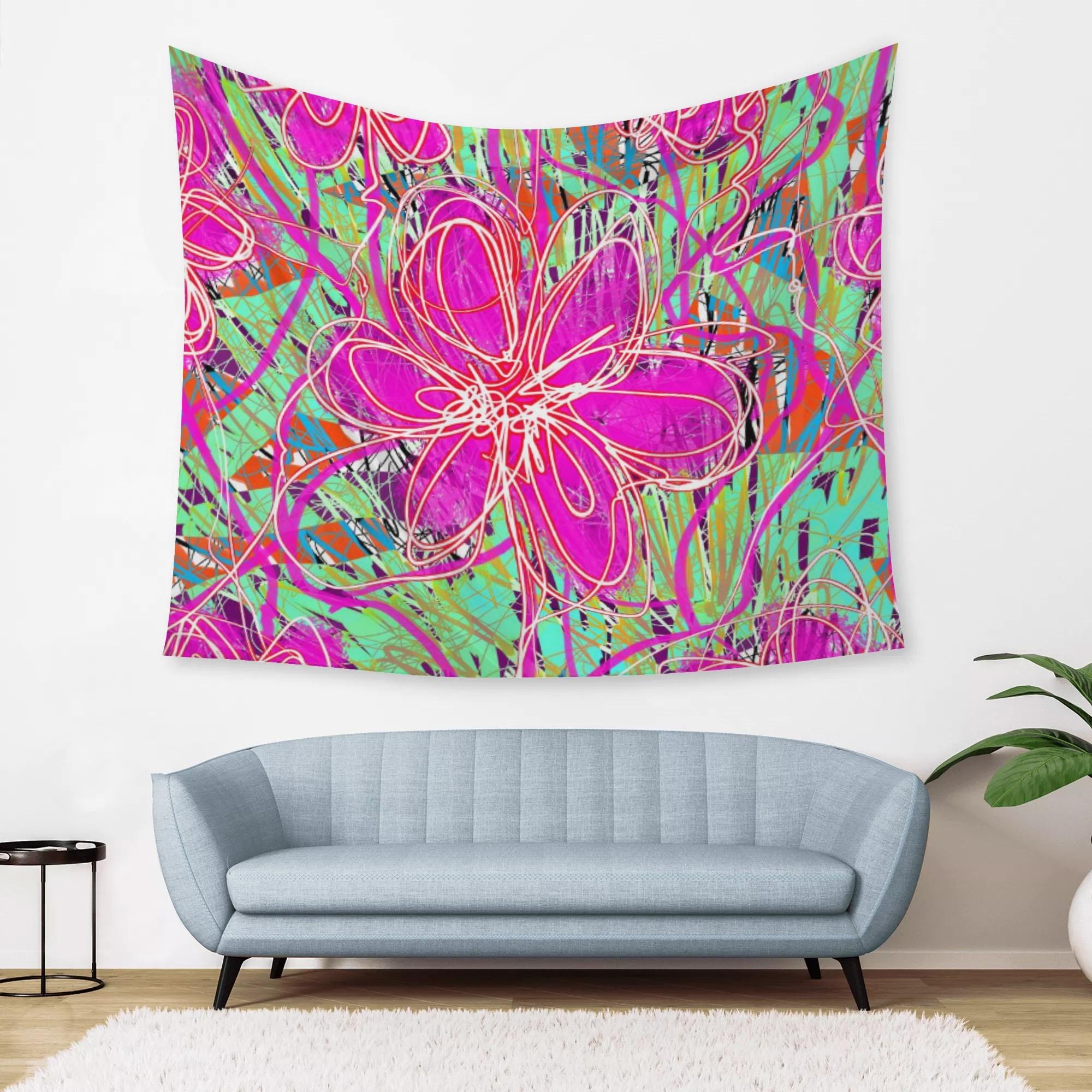 725#46(タペストリー) タペストリー ユニセックス ホームデコレーション アート カラフル 抽象 ユニー..