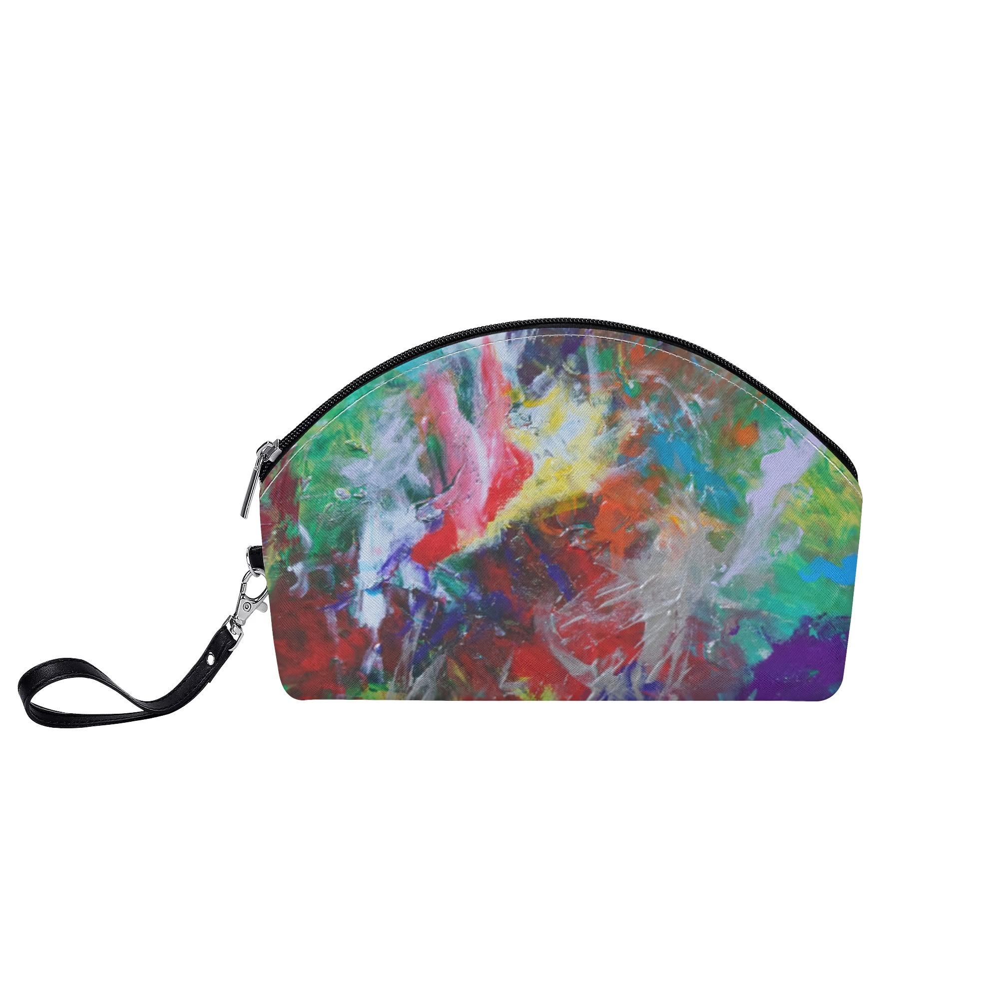 言葉にならない想いをあなたに Takenao Wada ART(丸型コスメポーチ) 丸型コスメポーチ レディース バッ..