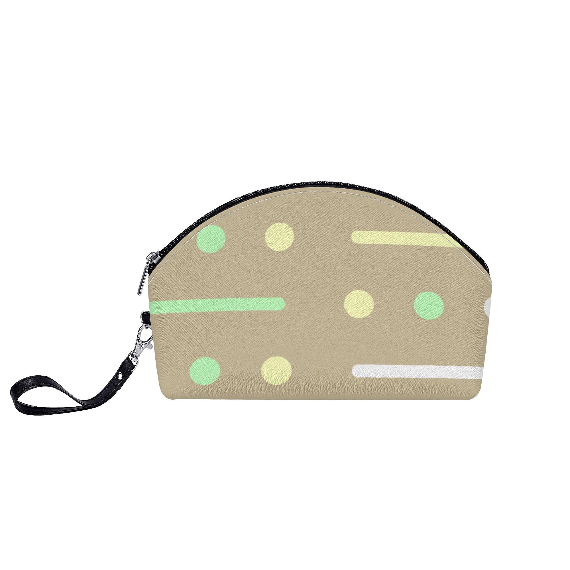 ビスケットモチーフデザイン(丸型コスメポーチ) 丸型コスメポーチ レディース バッグ 全て グリーン シ..