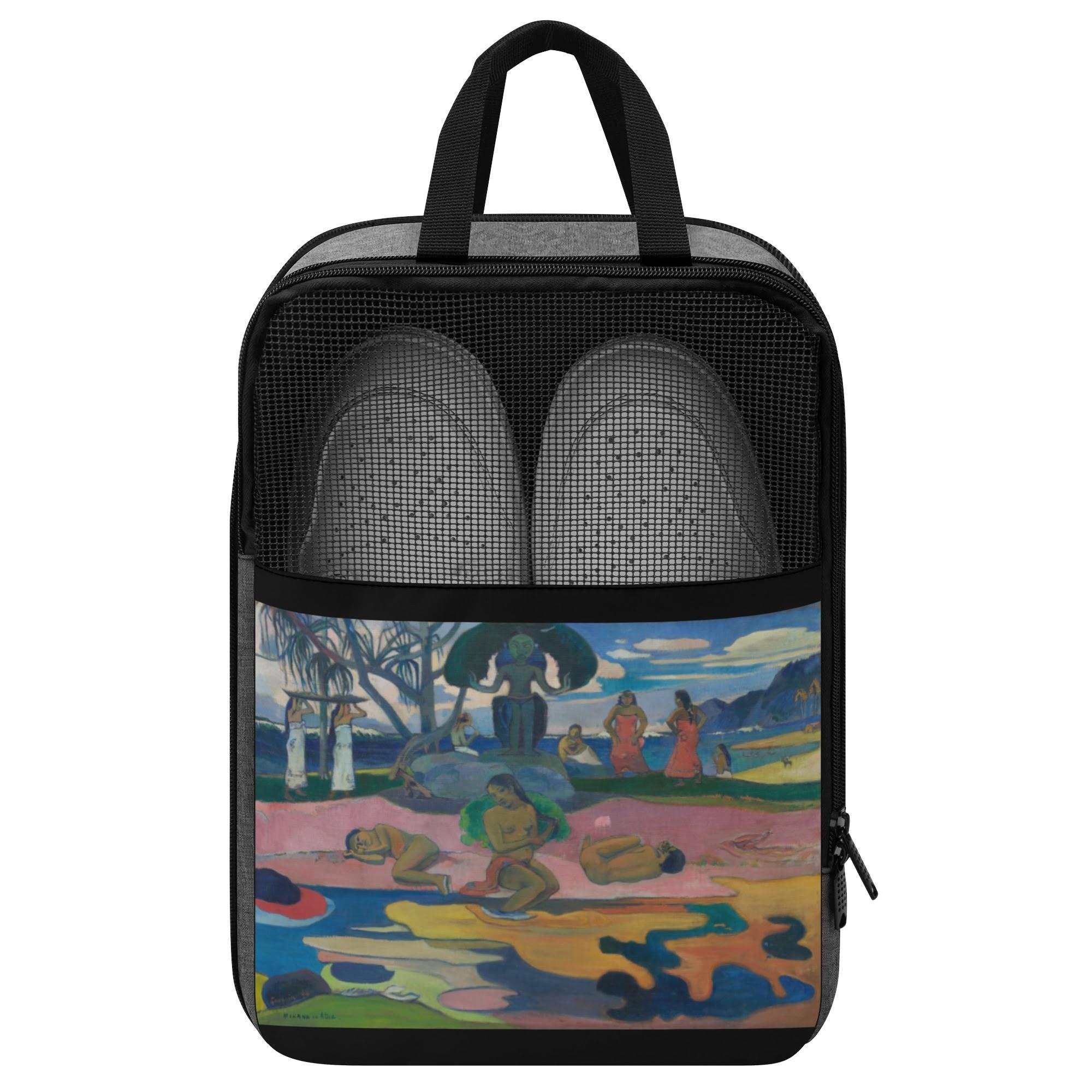 ポール・ゴーギャン マハナノアトゥア（神の日） Mahana no atua (Day of the God)(シューズバッグ) シ..