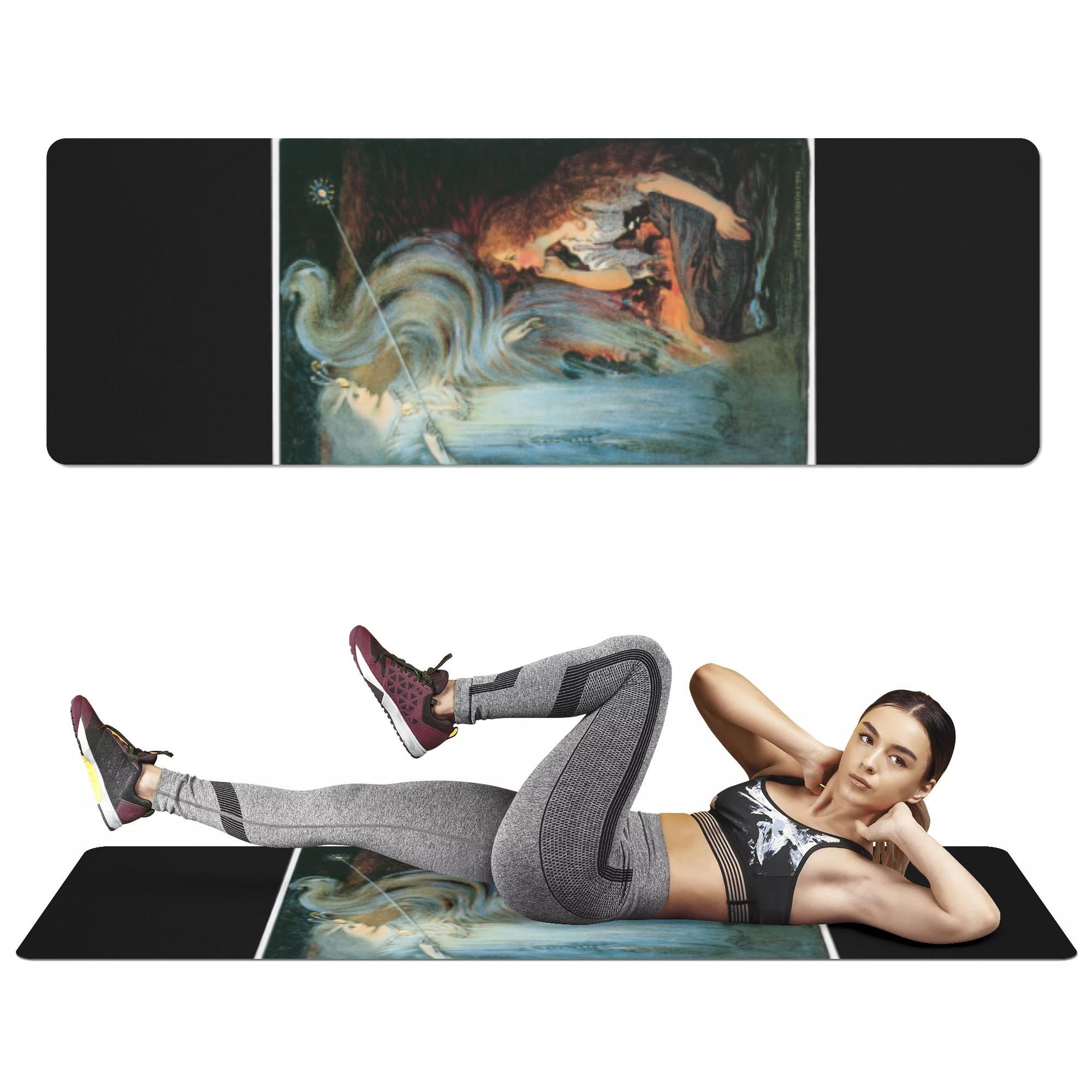 ジェシー・ウィルコックス・スミス 「シンデレラとガラスの靴」(ヨガマット) ヨガマット ユニセックス ..